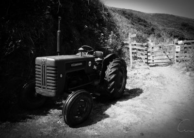 Tractor at Abercastle