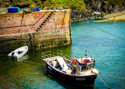 Boats at Porthgain Harbour