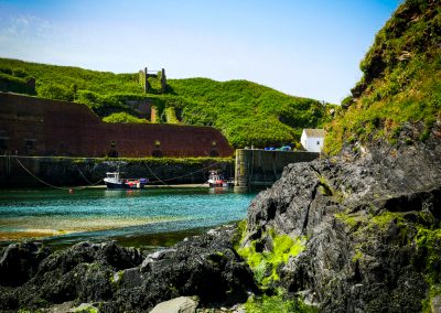 On the beach at Porthgain